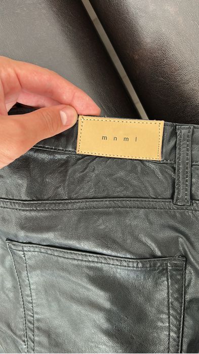 MNML pantaloni piele 34