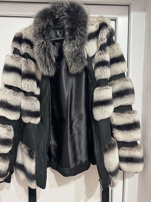 Haina din Blana naturala Chinchilla