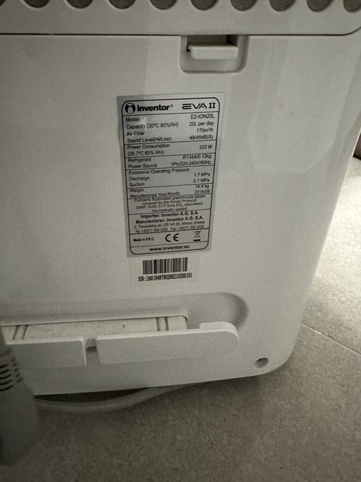 Dezumidificator Inventor EVA II
