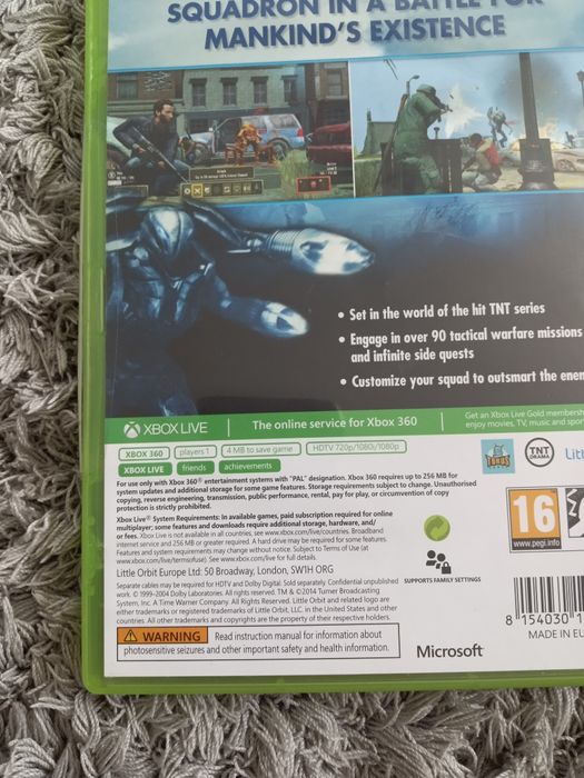 Transport curier 16lei orice/Joc/jocuri Falling skies The Game xbox360