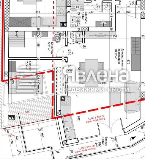 Продава се Двустаен апартамент в Варна, Погреби - 68 кв.м за 1215 €/кв.м - Снимка #1