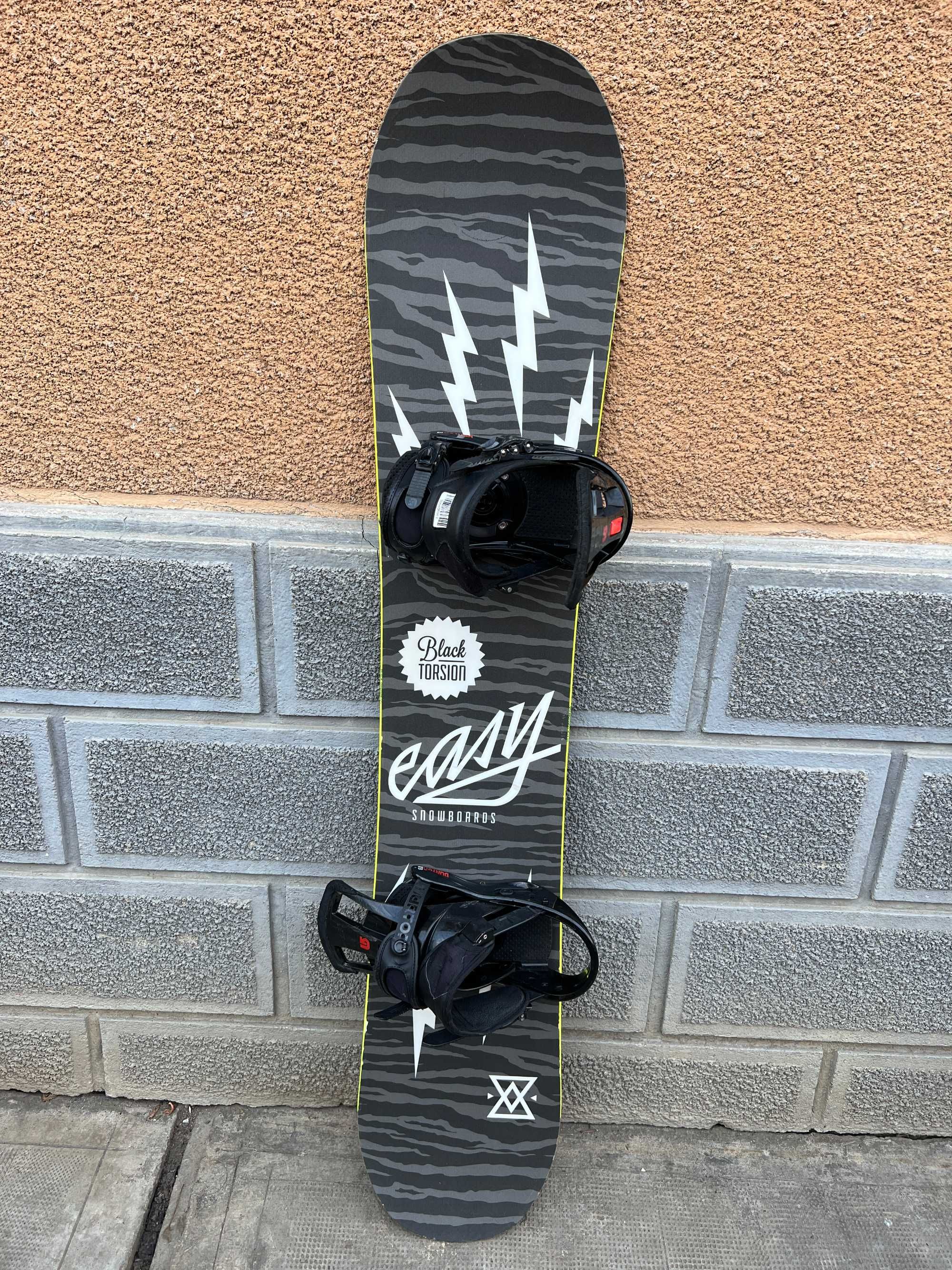 placa snowboard easy black torsion L154