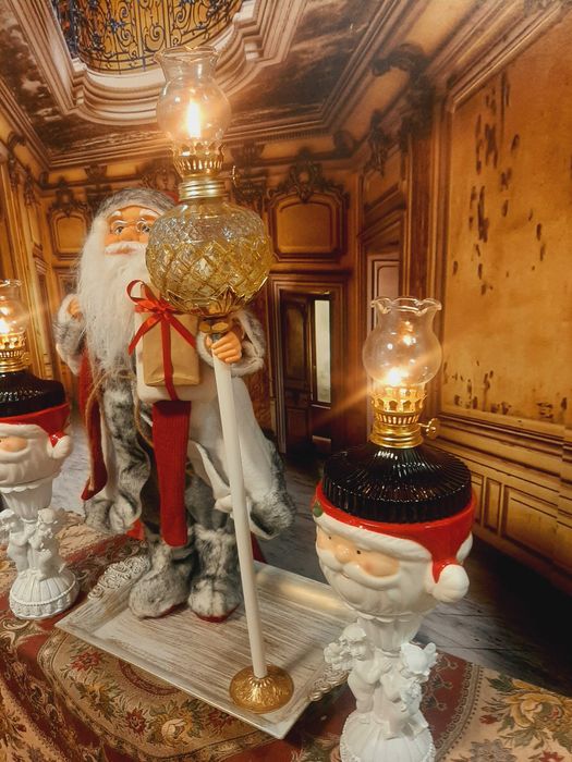 decoratiuni carciun , lampi cu petrol