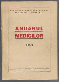 Anuarul medicilor 1948, carte veche de colectie