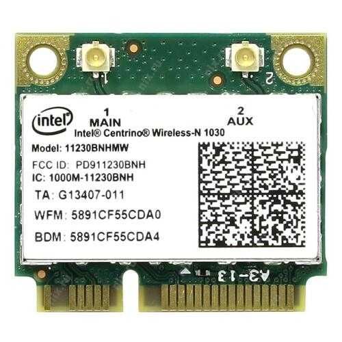 Bluetooth-Wifi адаптер Intel Wireless-N 1030 для ноутбука