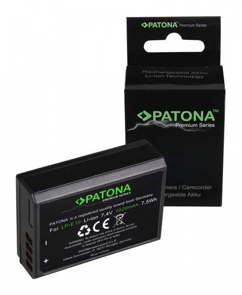 Acumulator Patona Premium pentru Canon LP-E10 1020mAh