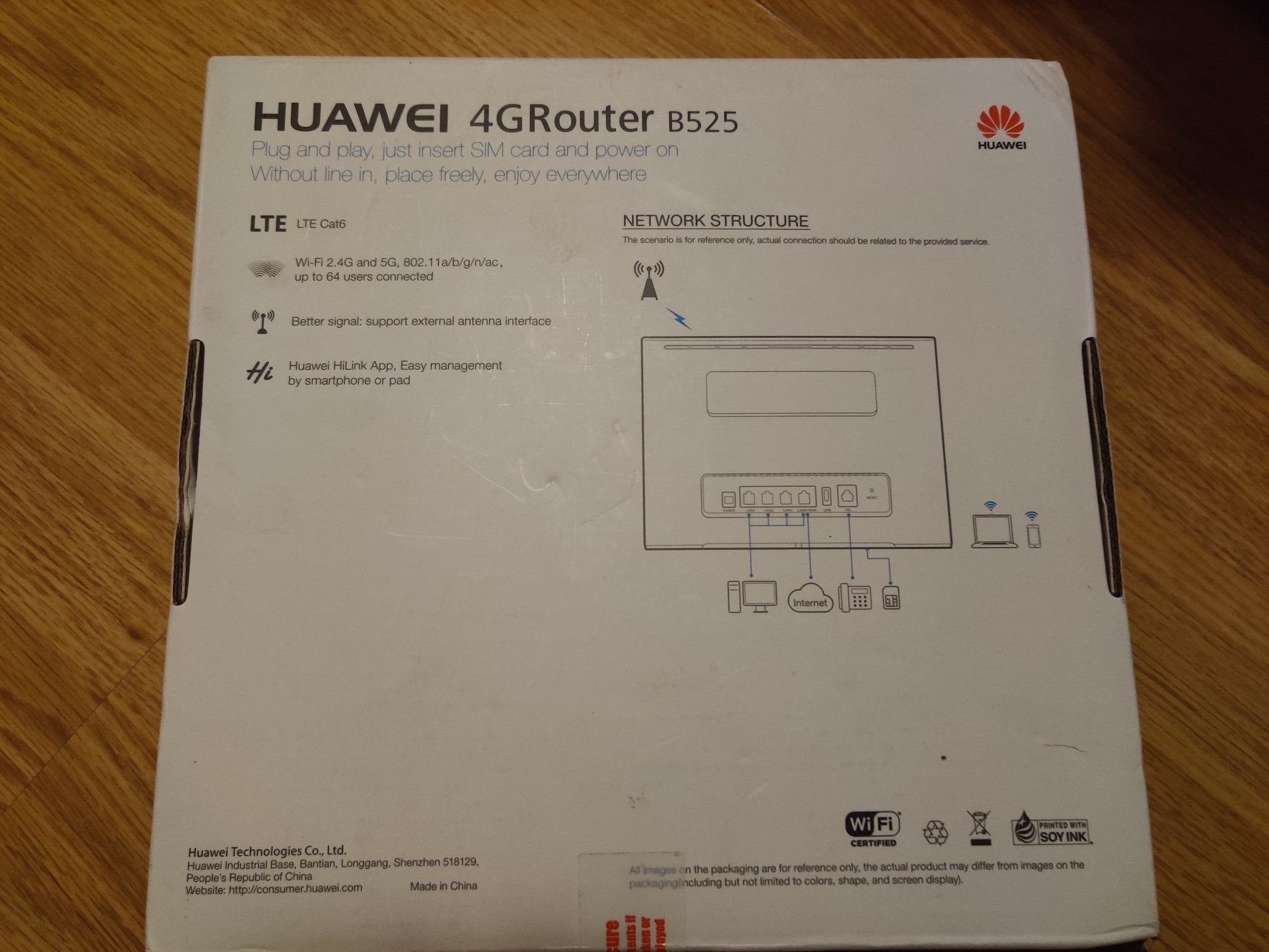 Router wireless Huawei B525s-65a 4G