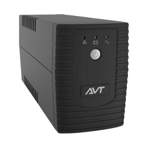 [НОВЫЙ] ИБП UPS AVT KS1000, Line-interactive, 2x7A, 3xEU socket, 600Вт