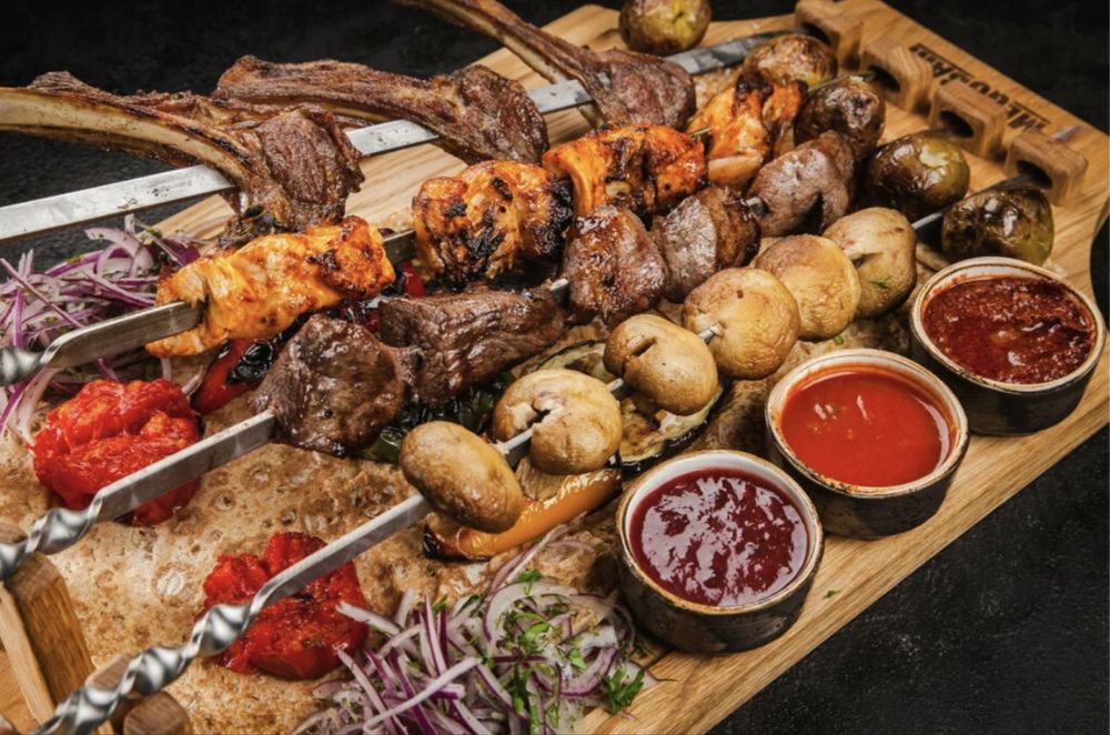 Шашлык, люля-кебаб, денер на мангале. Доставка.