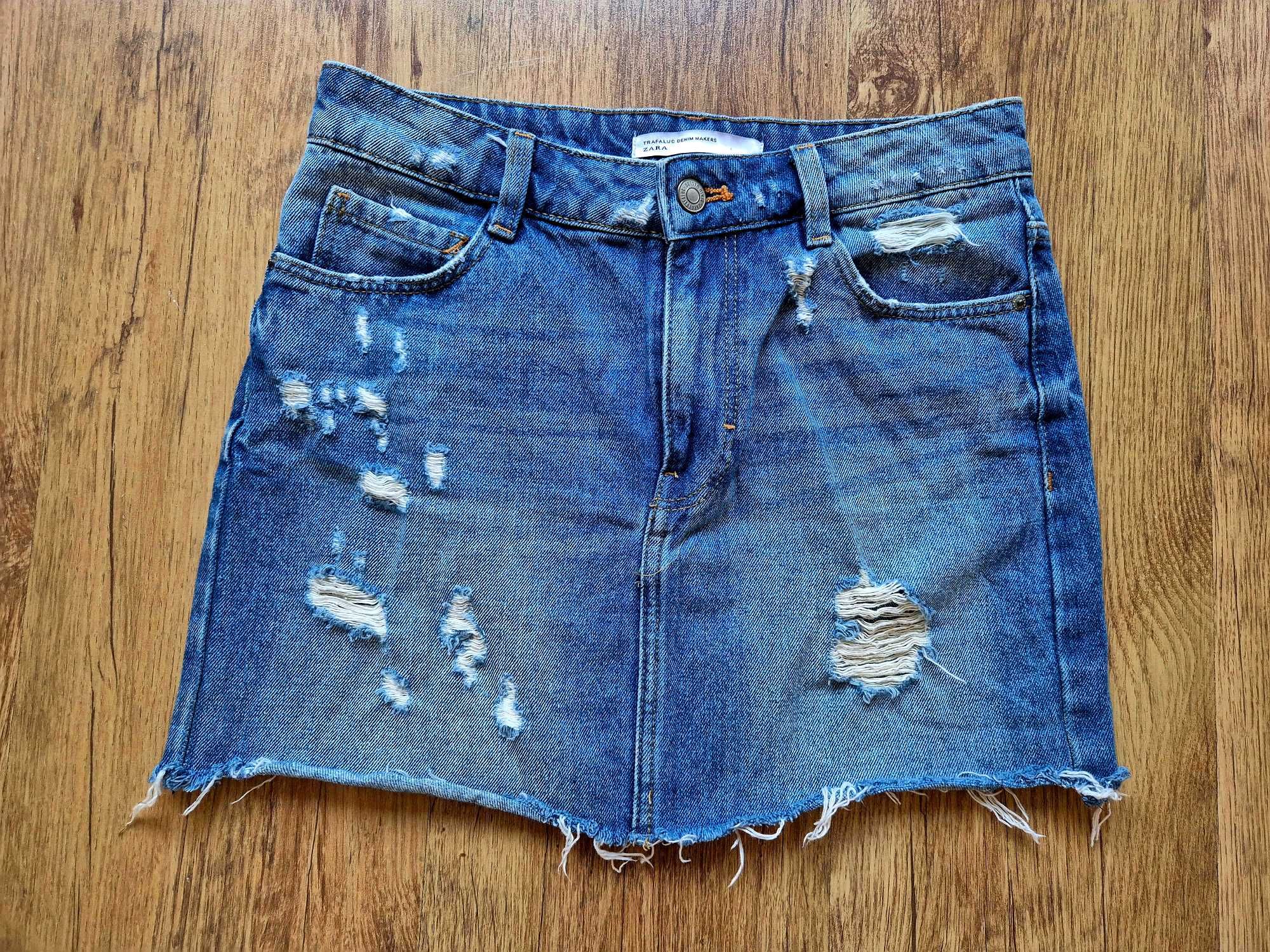 Дънкови Поли Zara