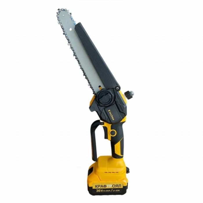 Акумулаторна резачка 36V 8Ah с шина 15см,2 вериги и автоматично смазва