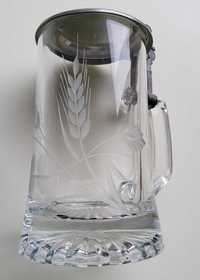 Alwe, Halbă din sticlă, Dimensiuni : Înălțime 16 cm, Greutate 955 g