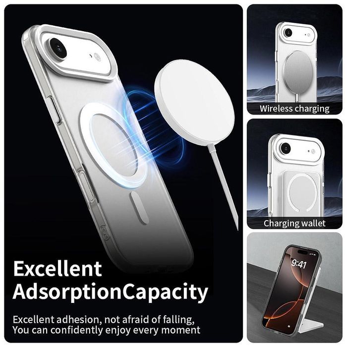 Techsuit candycase magsafe кейс за iphone 17 air – white
