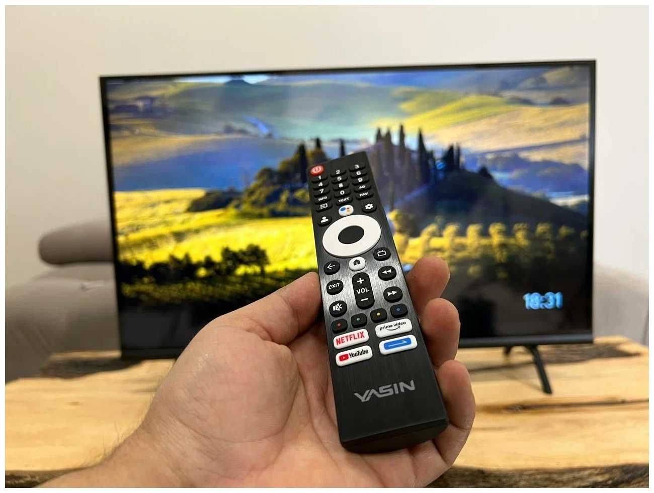 Смарт ТВ - Yasin 32G11 80 см 32" (Google TV) голосовое управление