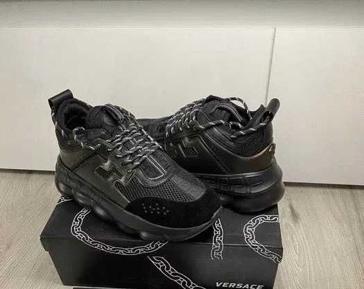 Adidasi Versace Chain Black
