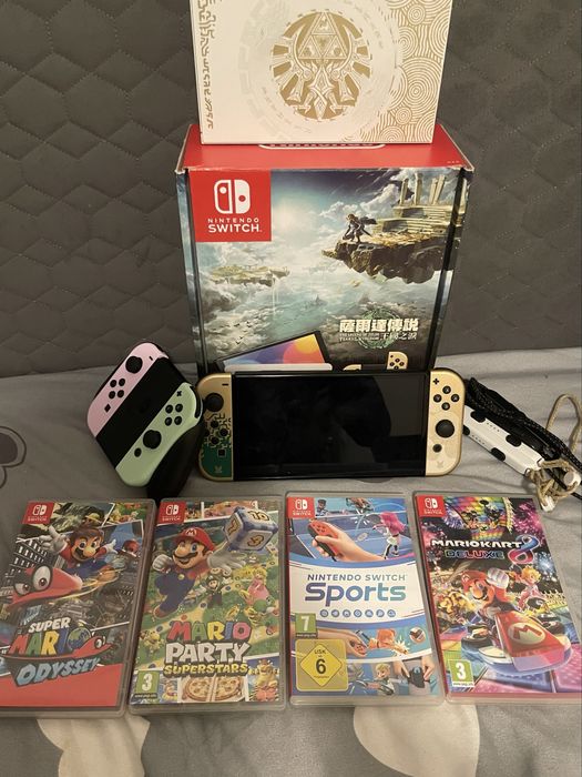 Nintendo Switch Oled Zelda Edition