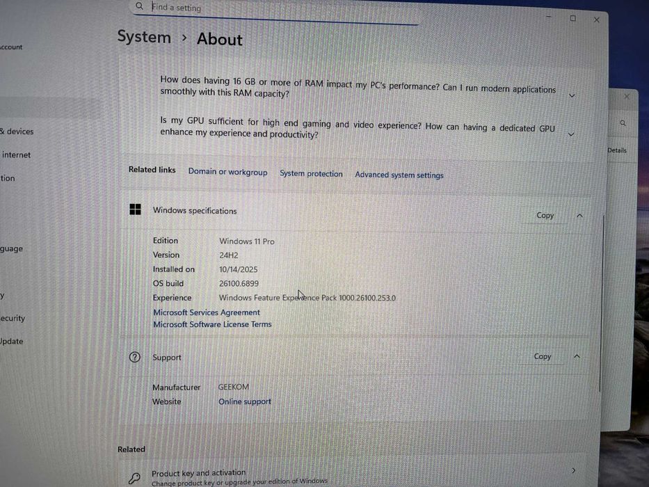 Mini-PC Geekom Mini-IT12 I7-12650H 32GB RAM