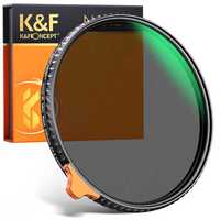K&F Concept 2 в 1 Black Mist 1/4 + ND2-32 регулируем филтър