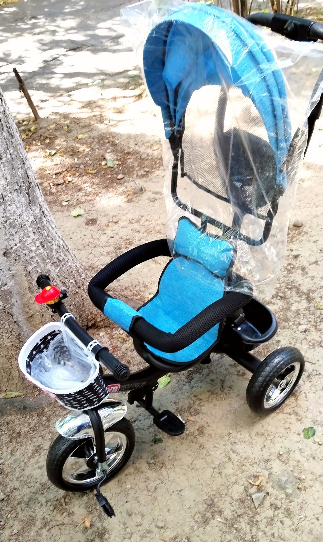 Tricicleta bicicleta copii NOUĂ/parasolar