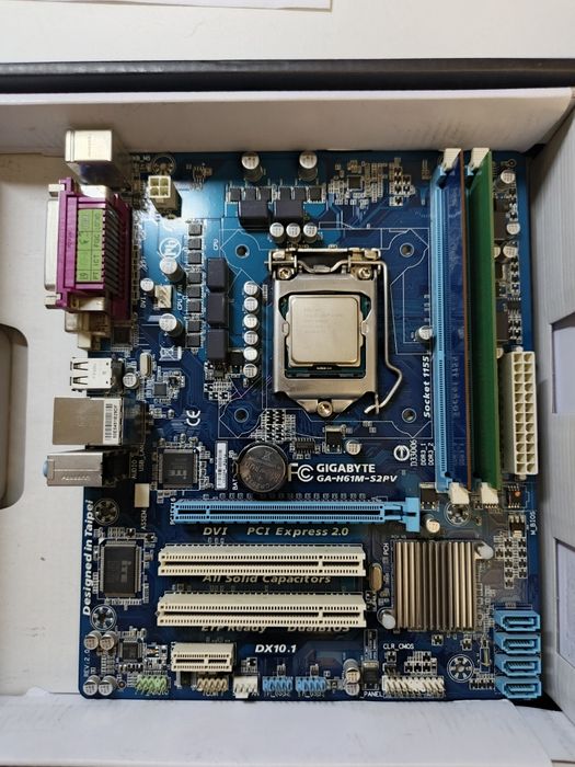 Комплект i5 3570 + Gigabyte h61m + 8gb DDR3