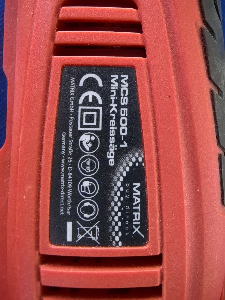 MATRIX MCS 500-1 Мини циркуляр трион.