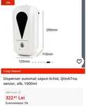 Dispenser automat sapun lichid și dezinfectant