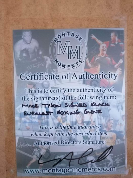 Mike Tyson( tablou cu semnătura)