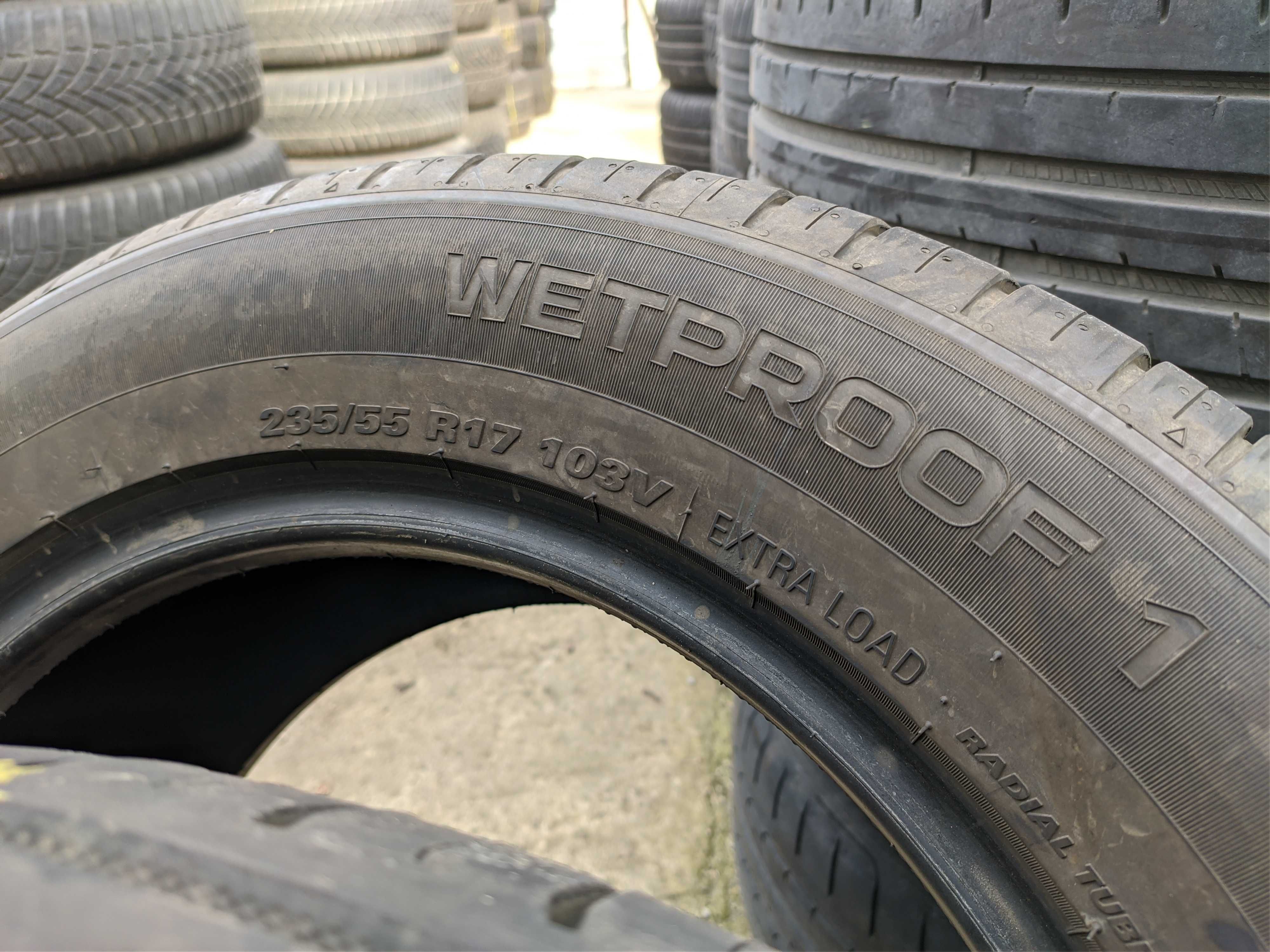 2бр Летни гуми 235 55 17 - Nokian - DOT 2023