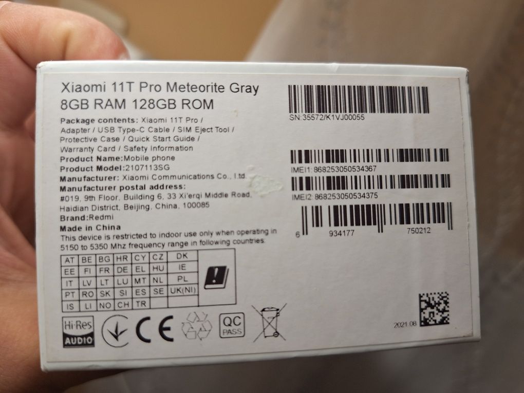 xiaomi 11t pro 8/128 Много запазен