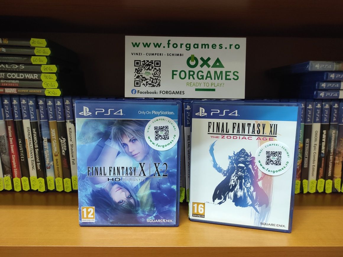 Vindem jocuri Final Fantasy X X-2 The Zodiac Age PS4 Forgames.ro