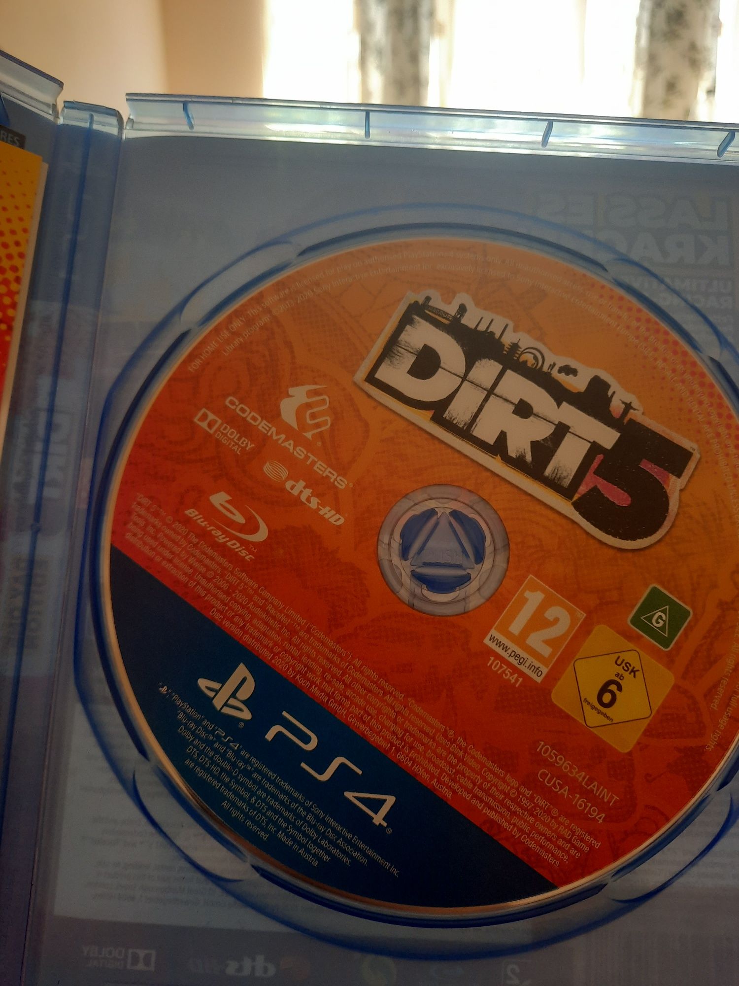 Dirt5 игра за PS4