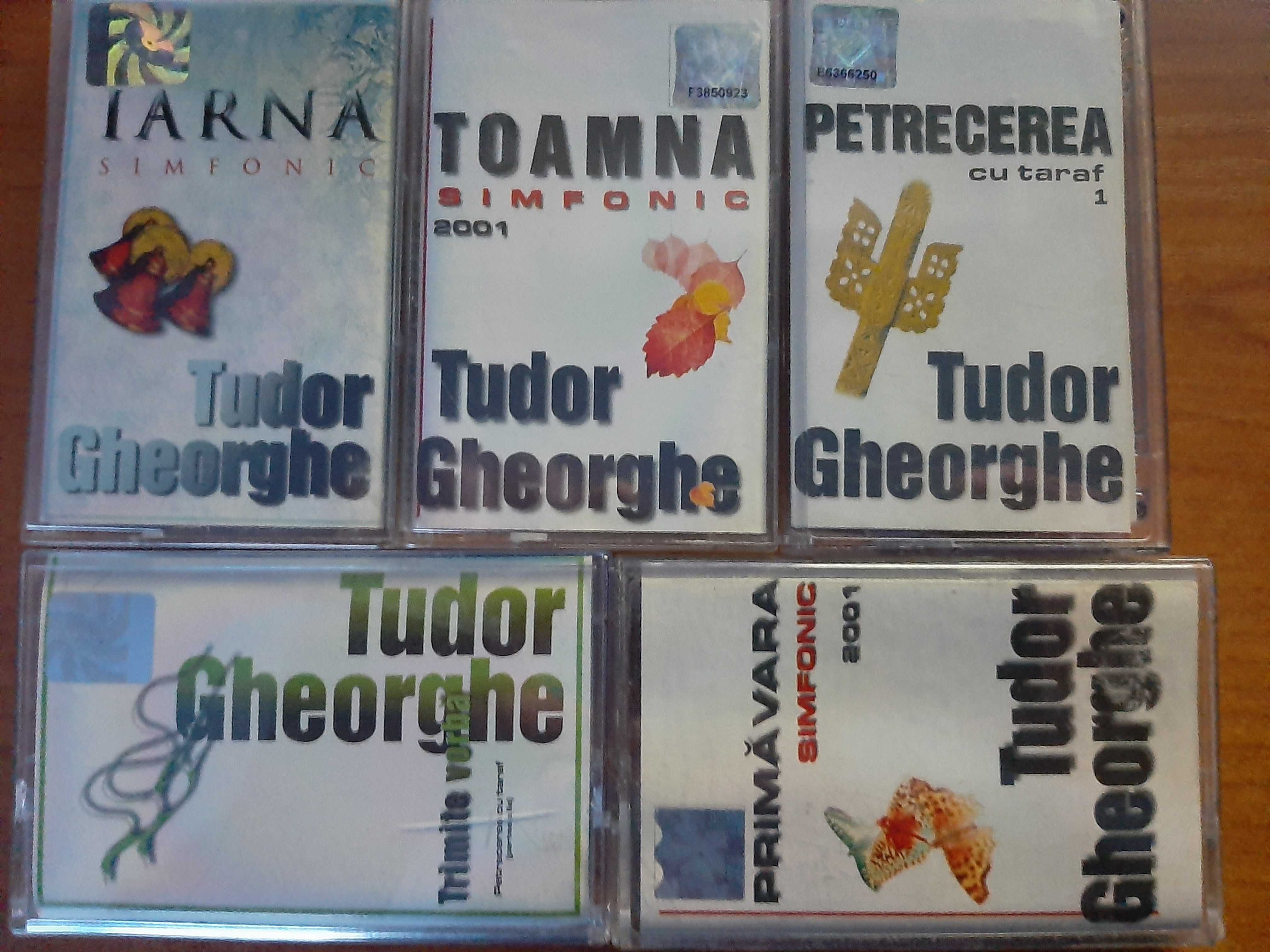 Cinci casete audio si un CD[mai rar] cu Tudor Gheorghe