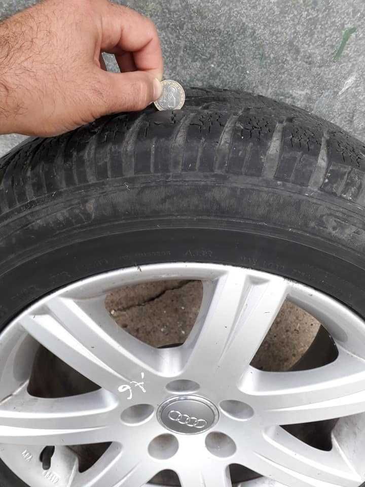 Гуми 17" (M+S)-2xMichelin, 2xDunlop