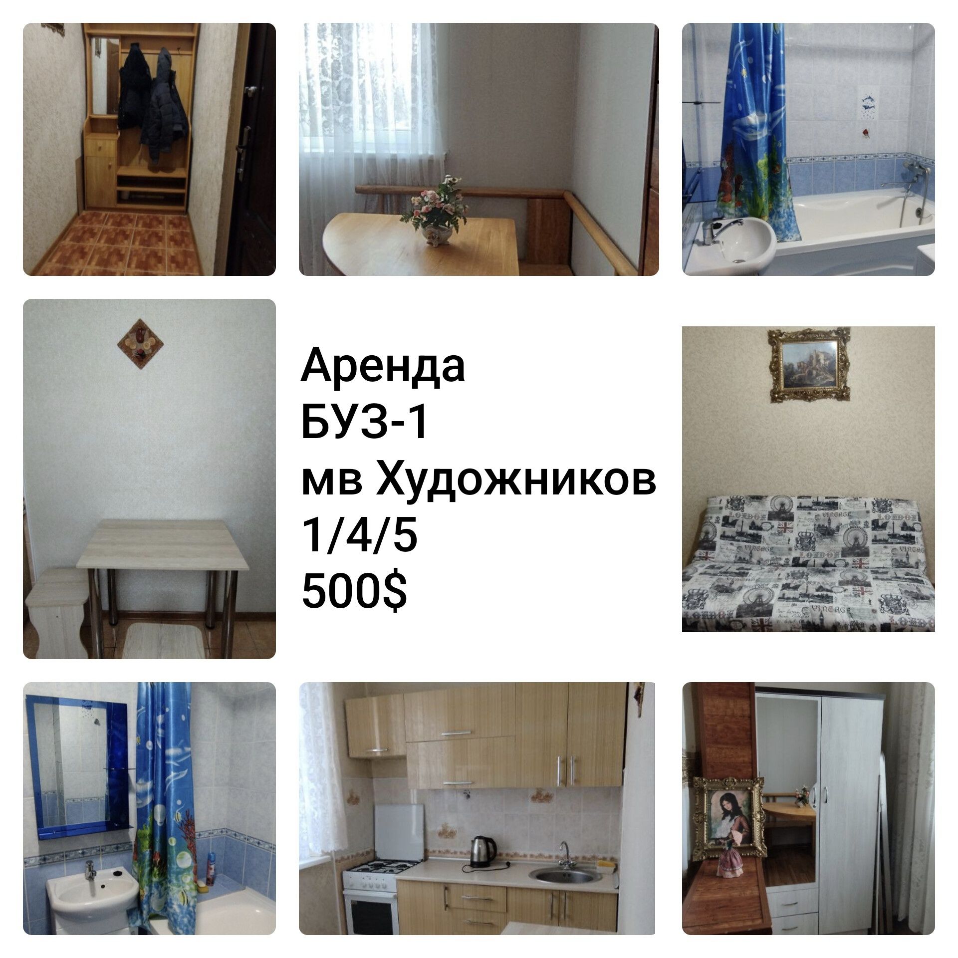 Аренда БУЗ-1.  1/4/5