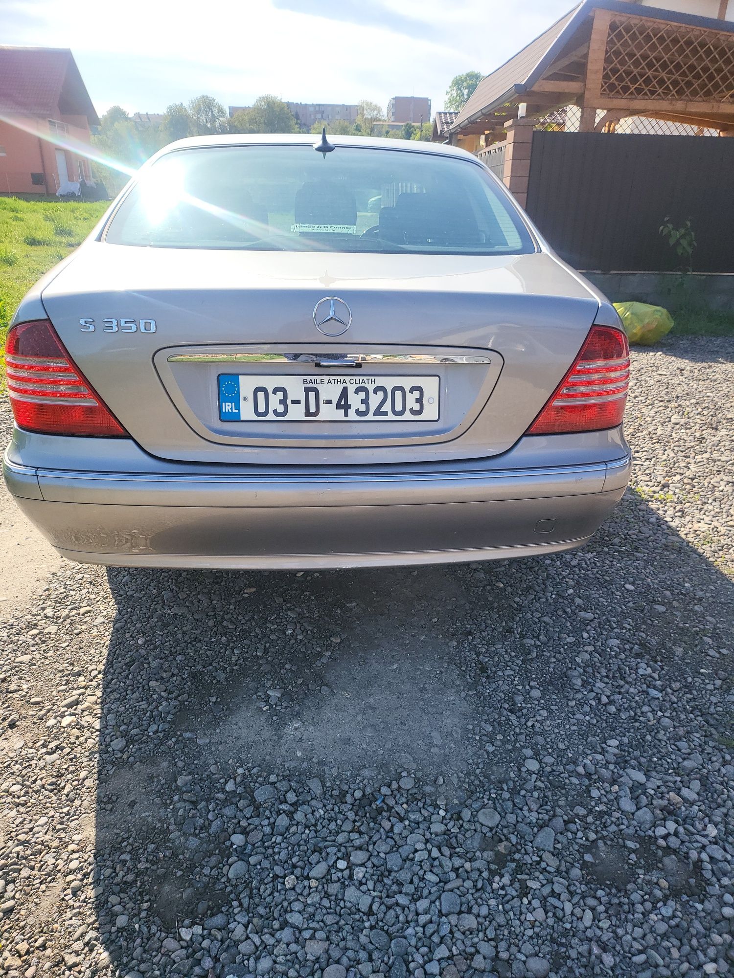 Mercedes S 350  cu numere de Irlanda