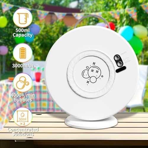 Нова Автоматична LED машина за балончета 360° – детска забавна играчка