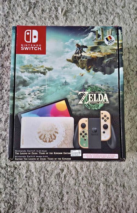 Consola Nintendo Switch OLED Zelda Tears of the Kingdom Edition