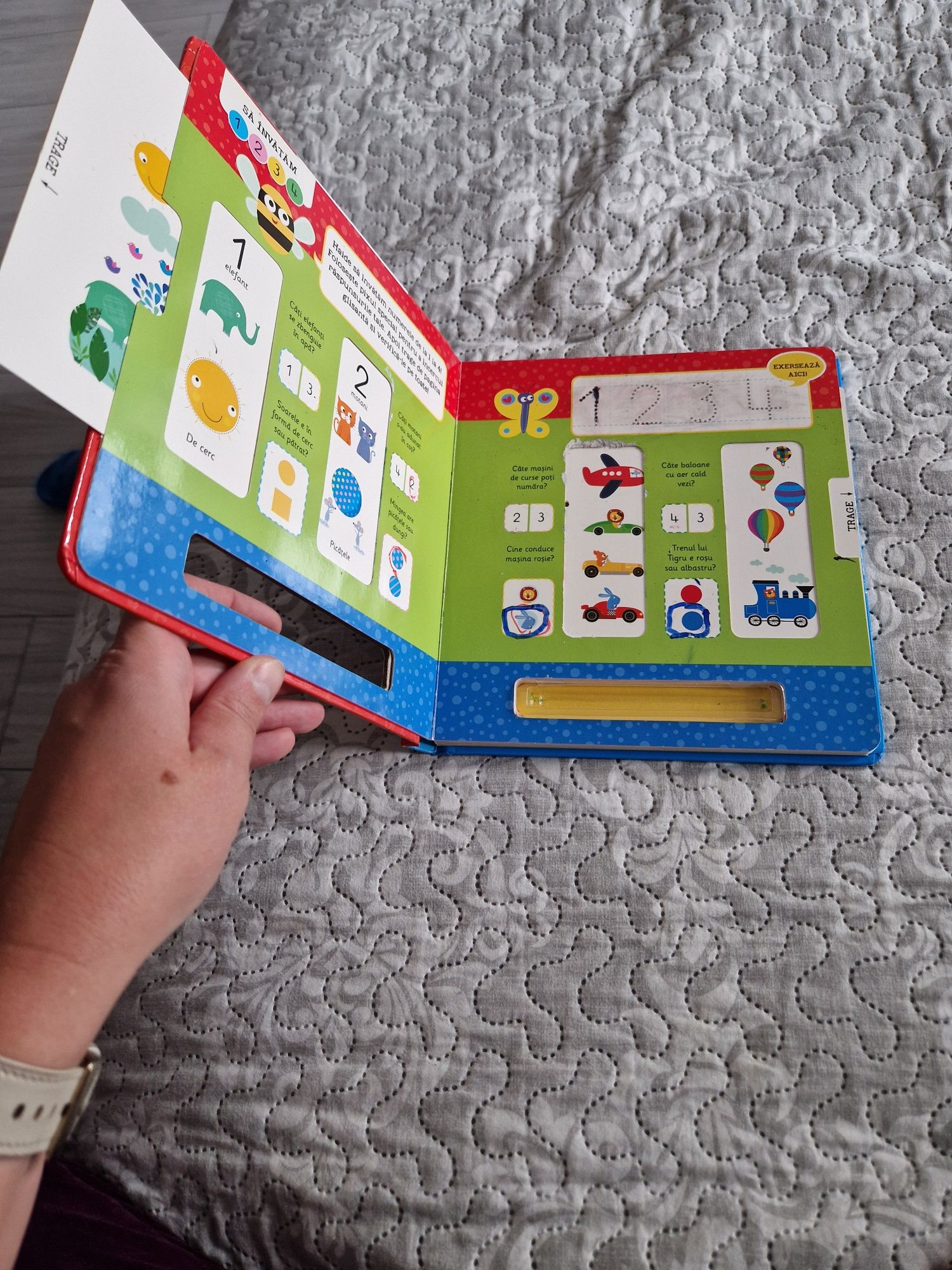 Set Cărți copii scrie/șterge pt exersat