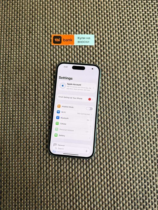 100% Battery! 256GB! iPhone 16 Лизинг от 50лв/м teal зелен ГАРАНЦИЯ