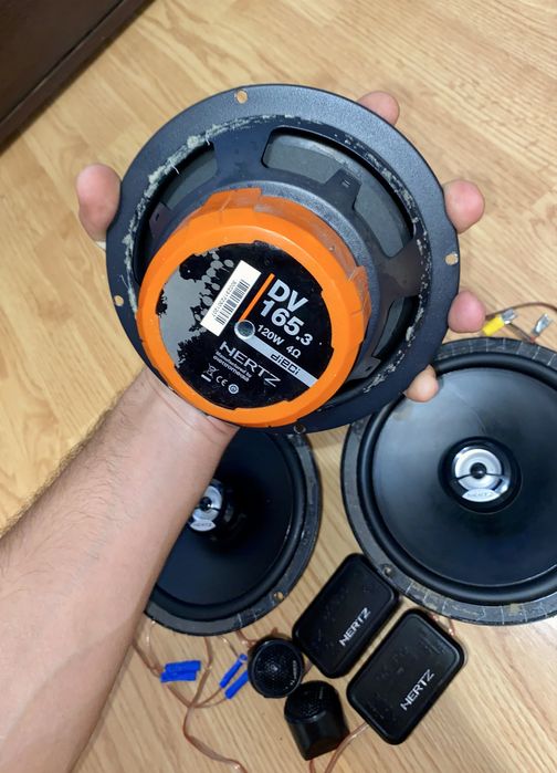 Sistem audio auto(boxe si amplificator) Hertz Dieci 16.5cm/Renegade