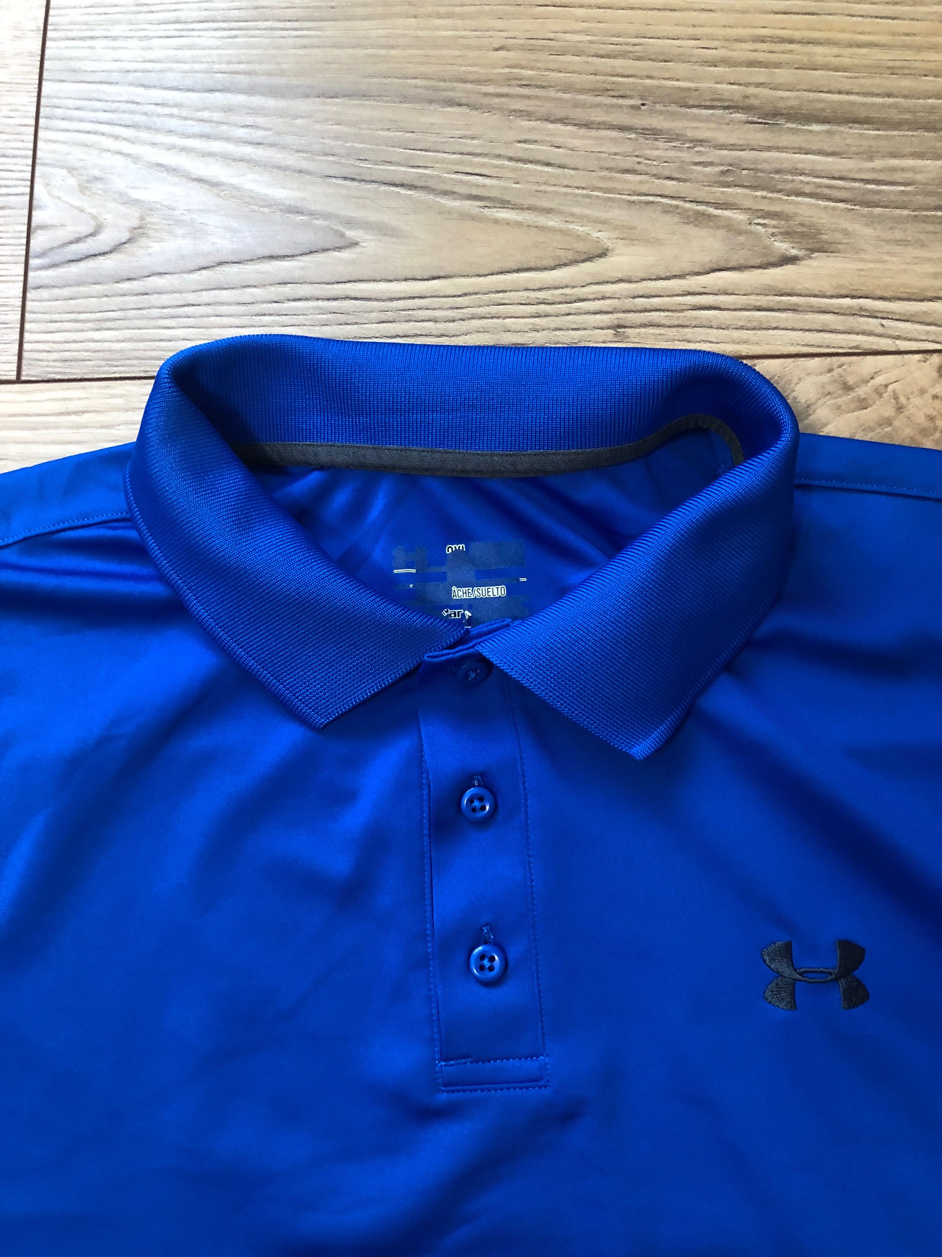 UNDER ARMOUR-tricou  in stare impecabila pt barbat, MOV, BLUE DESCHIS