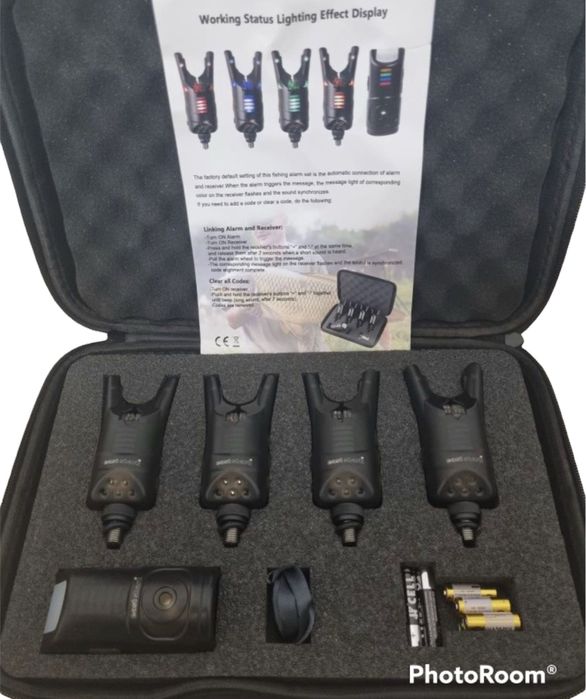 Set 4 Avertizori cu Statie EastShark + Set 4 Swingere MKM3 FULL Black