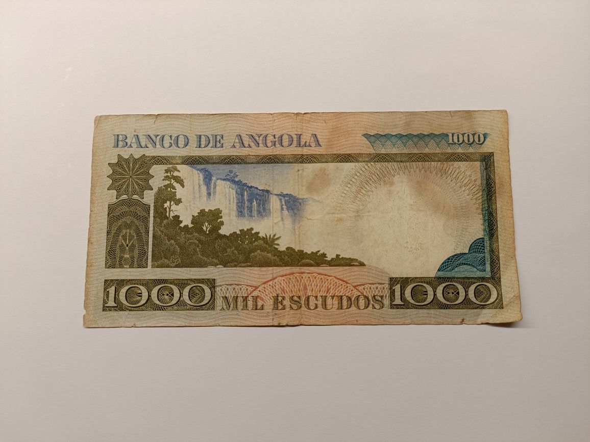 1000 Escudos Angola colonie Portugalia