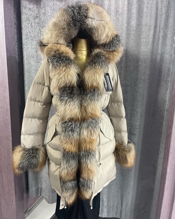 Geaca cu blana naturala