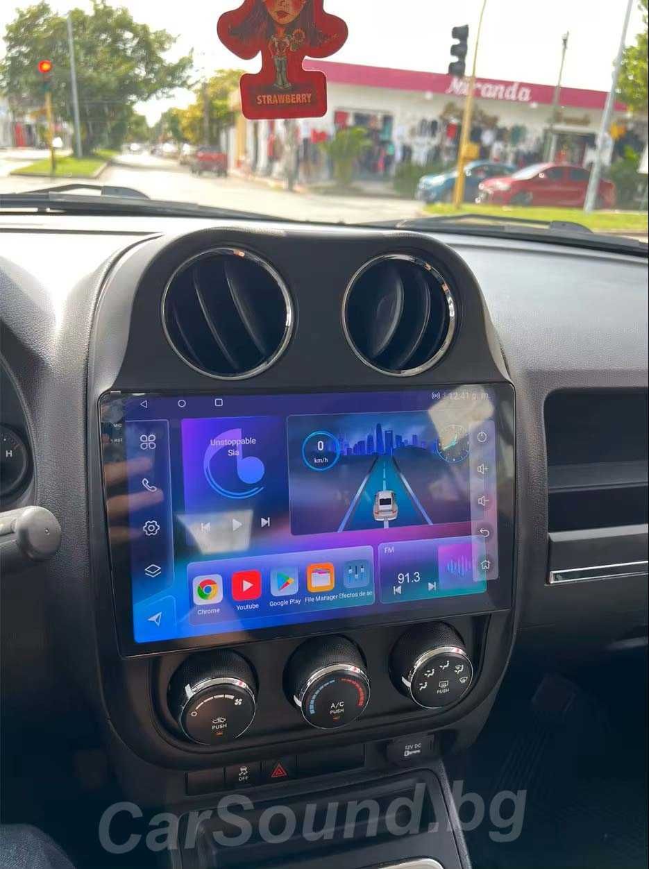 Jeep Compass Patriot - 10.1" Android 14 Мултимедия Навигация Андроид