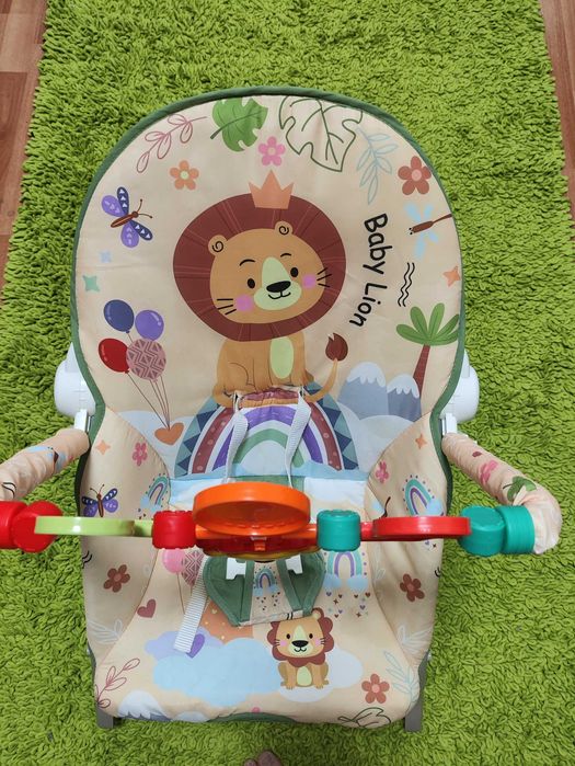 Шезлонг детский с маятником