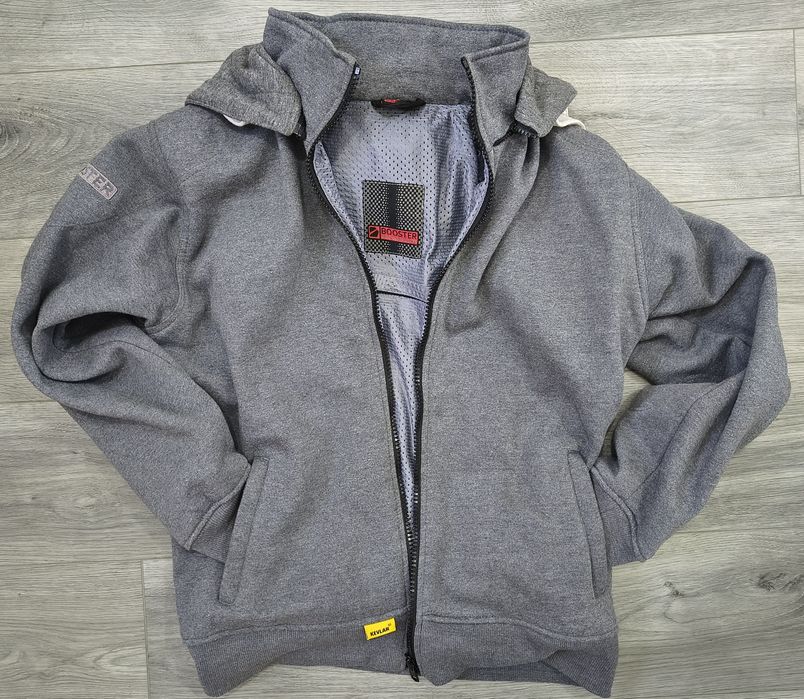 Hanorac moto cu Kevlar și protecții, Booster, L