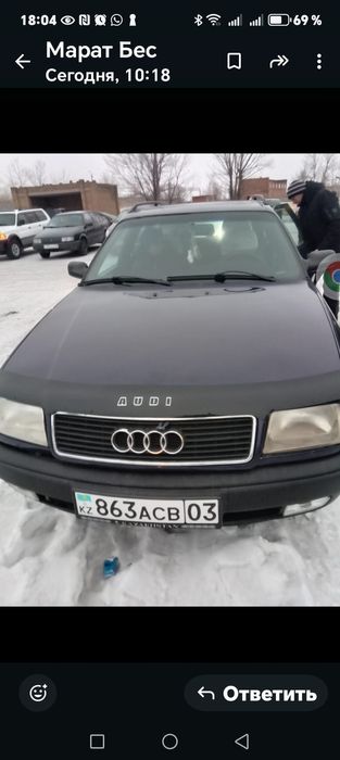 Продаю машину ауди 100 с4 объем 2,6 ГОД 1993 ЦЕНА 2,300