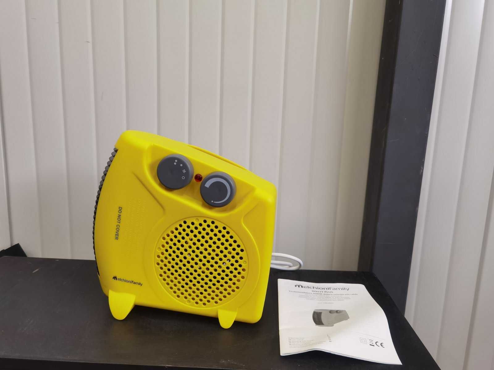 Калорифер Melchioni, 2 степени за горещ въздух, 1 за студен, 2000W