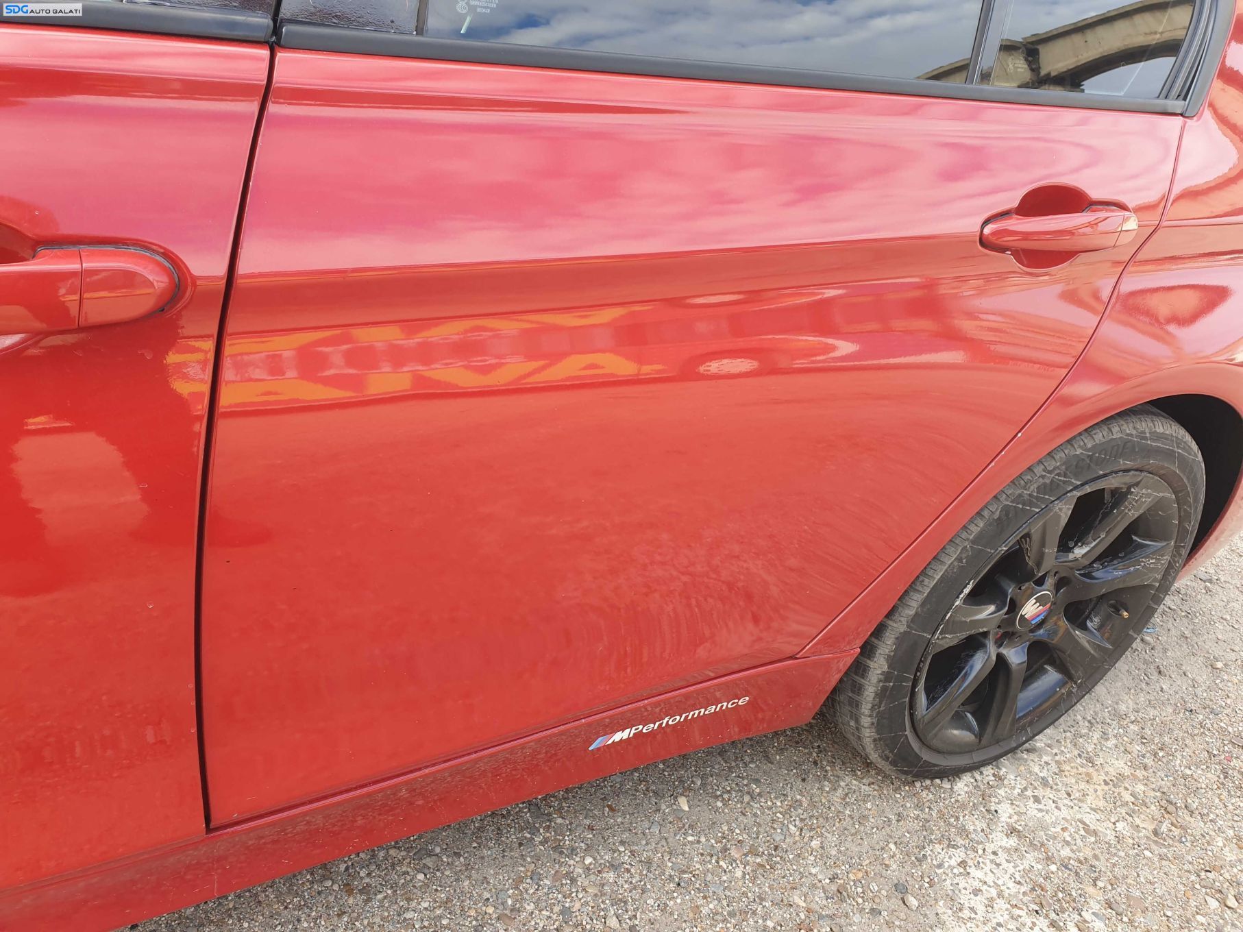 Usa Usi Portiera Portiere Stanga Spate Dezechipata BMW Seria 3 F30 Sedan Berlina 2011 - 2019 Culoare A75 Melbourne Red Metallic [K1127]